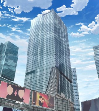 Shibuya SKY observation deck panorama